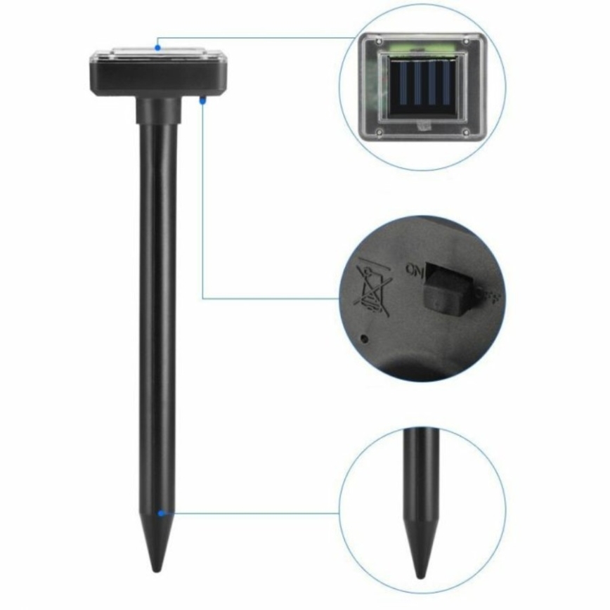 SET 2x Solar rodent repellent