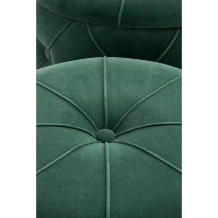 SET 2x Stool POLLY d. 40/44 cm green/gold