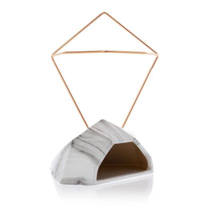 SET 2x Wall flowerpot SEMELA 23x20 cm gold