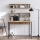 SET 2x Wall shelf PENNY 20x100 cm + work table 74x100 cm brown/black