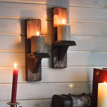 SET 2x Wall shelf RAF spruce