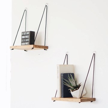 SET 2x Wall shelf spruce