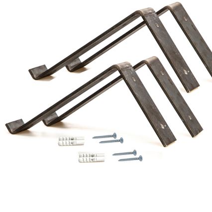 SET 2x Wall shelf spruce