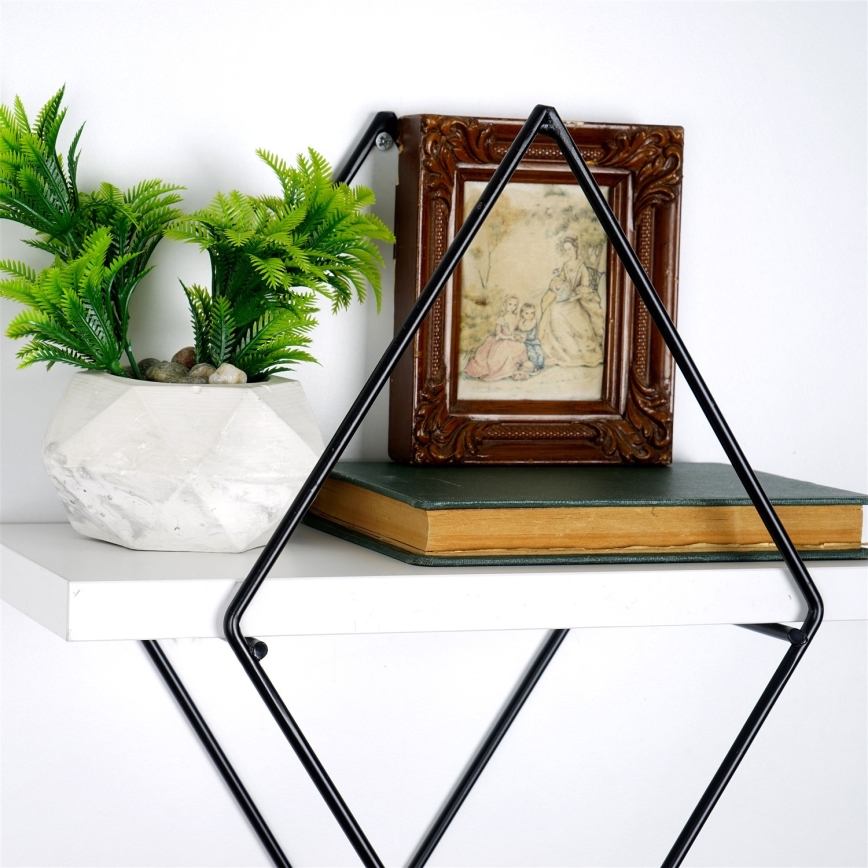 SET 2x Wall shelf white