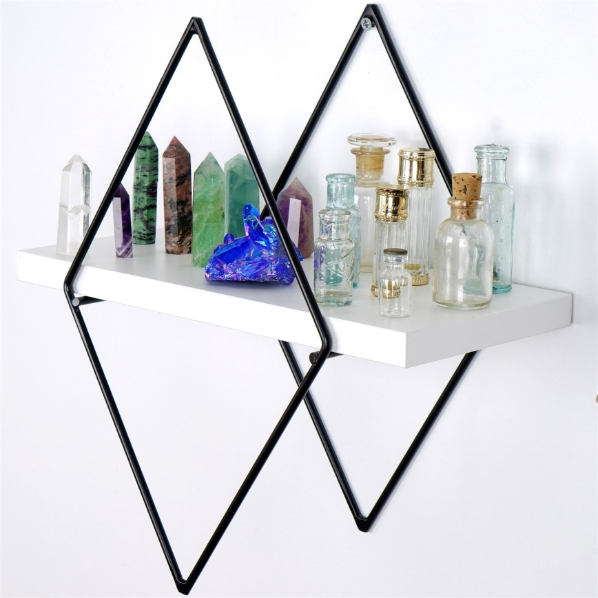 SET 2x Wall shelf white