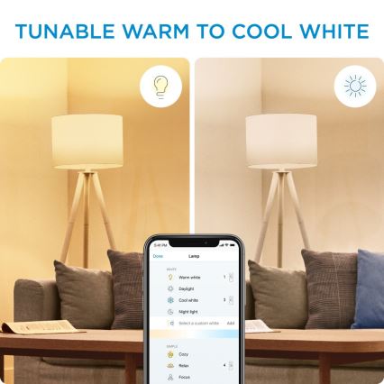 SET 2x LED Dimmable bulb ST64 E27/7W/230V 2000-5000K CRI 90 Wi-Fi + remote control - WiZ