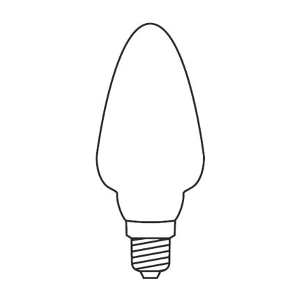 SET 3 x Replacement bulb CONE E10/20V/0,1A colourful, Made in Europe