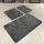 SET 3x Bathroom mat ALYA 60/60/100 cm anthracite
