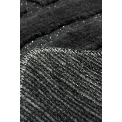 SET 3x Bathroom mat ALYA 60/60/100 cm anthracite