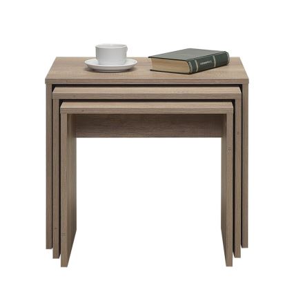 SET 3x Coffee table brown