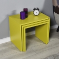 SET 3x Coffee table green