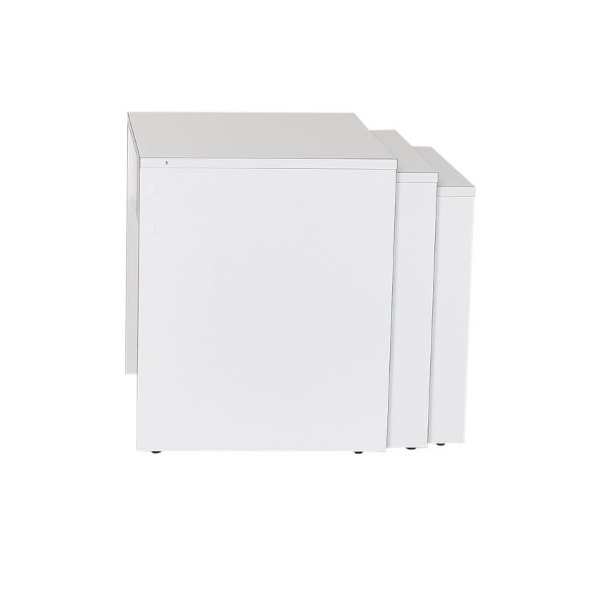 SET 3x Coffee table white