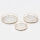 SET 3x Decorative tray d. 27/33/37 cm gold