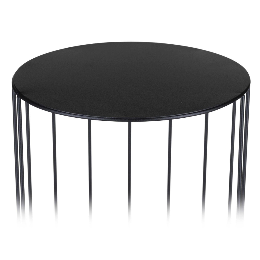 SET 3x Flower stand LOFT black