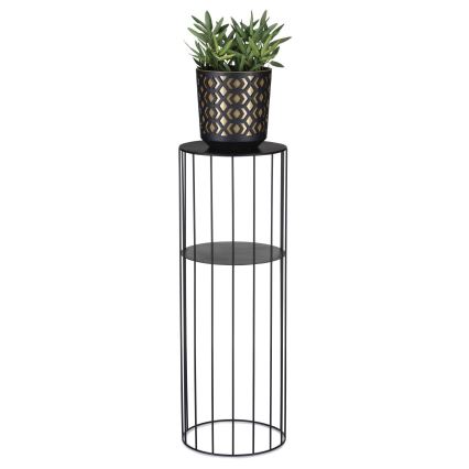 SET 3x Flower stand LOFT black