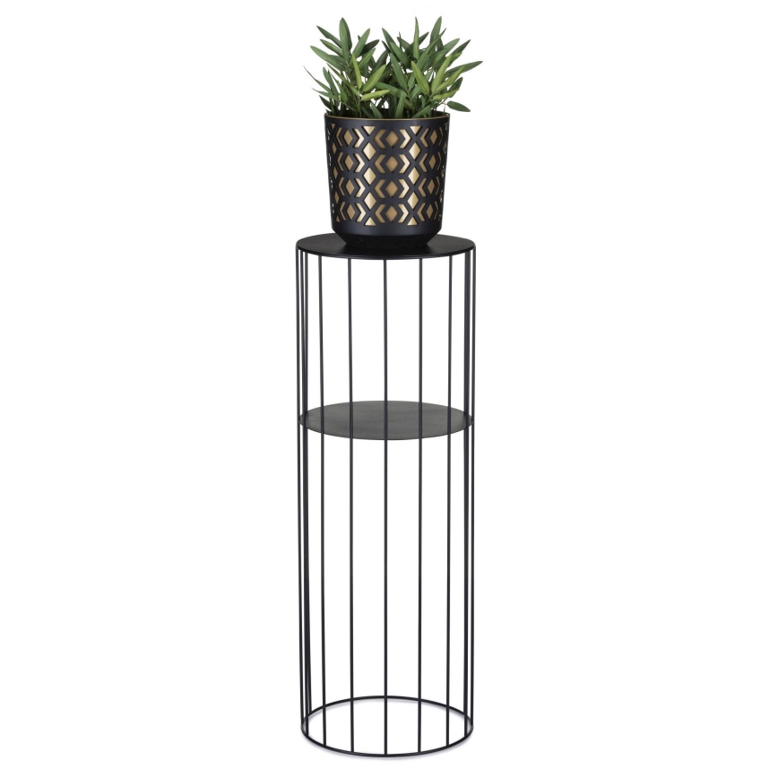 SET 3x Flower stand LOFT black