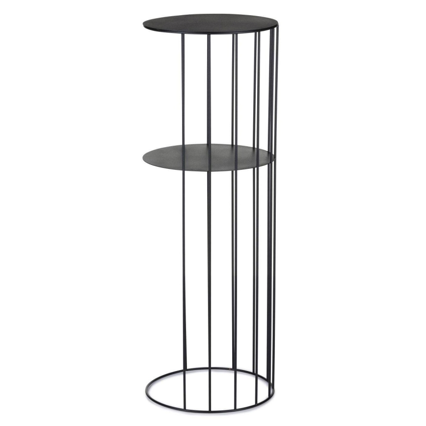 SET 3x Flower stand LOFT black