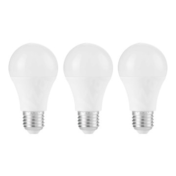SET 3x LED Bulb A67 E27/13W/230V 4000K - Attralux