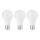 SET 3x LED Bulb A67 E27/13W/230V 4000K - Attralux