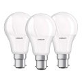 SET 3x LED Bulb B22d/8,5W/230V 4000K - Osram
