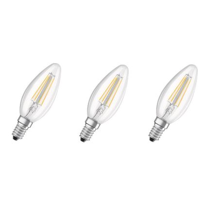 SET 3x LED Bulb BASE B40 E14/4W/230V 4000K – Osram