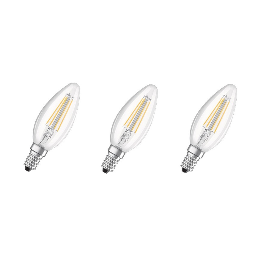 SET 3x LED Bulb BASE B40 E14/4W/230V 4000K – Osram