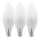 SET 3x LED Bulb C37 E14/6W/230V 3000K - Eglo 12884