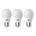 SET 3x LED Bulb E27/2,9W/230V 2700K - GP