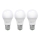 SET 3x LED Bulb ECOLINE A60 E27/10W/230V 4000K - Brilagi