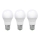 SET 3x LED Bulb ECOLINE A60 E27/15W/230V 4000K - Brilagi