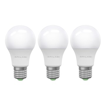 SET 3x LED Bulb ECOLINE A60 E27/15W/230V 6500K - Brilagi