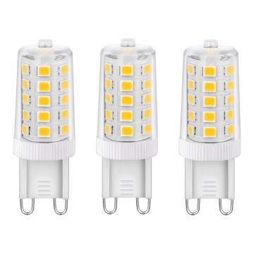 SET 3x LED Bulb ECOLINE G9/3,5W/230V 3000K - Brilagi