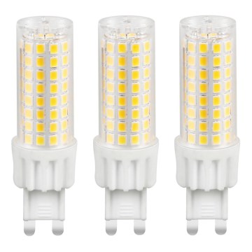 SET 3x LED Bulb ECOLINE G9/7W/230V 3000K - Brilagi