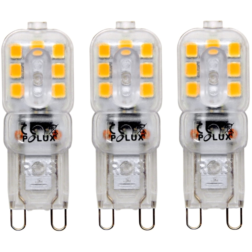 SET 3x LED bulb G9/2,5W/230V 3000K