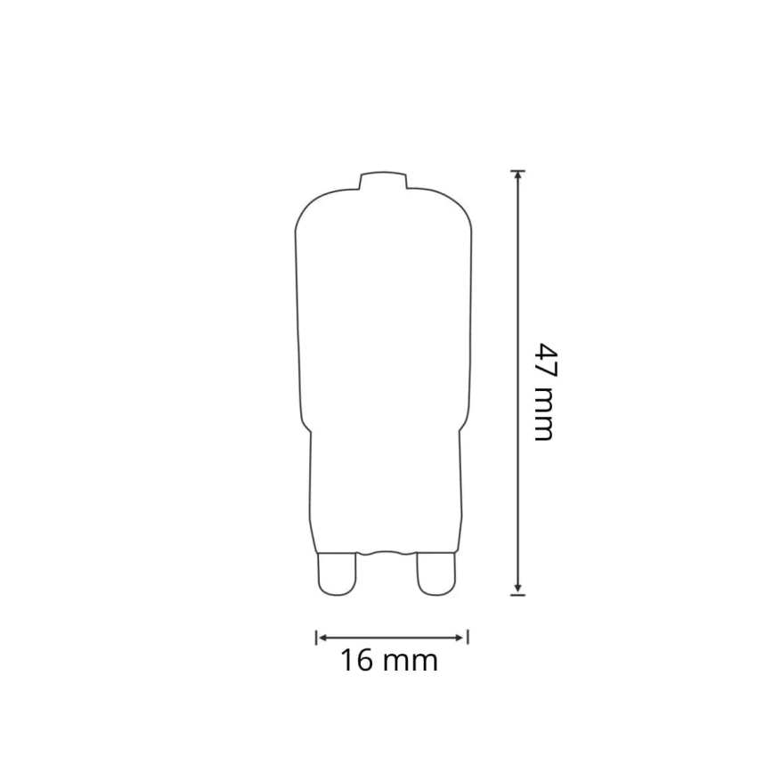 SET 3x LED bulb G9/2,5W/230V 3000K