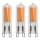 SET 3x LED Bulb G9/2W/230V 3000K - Eglo 10614