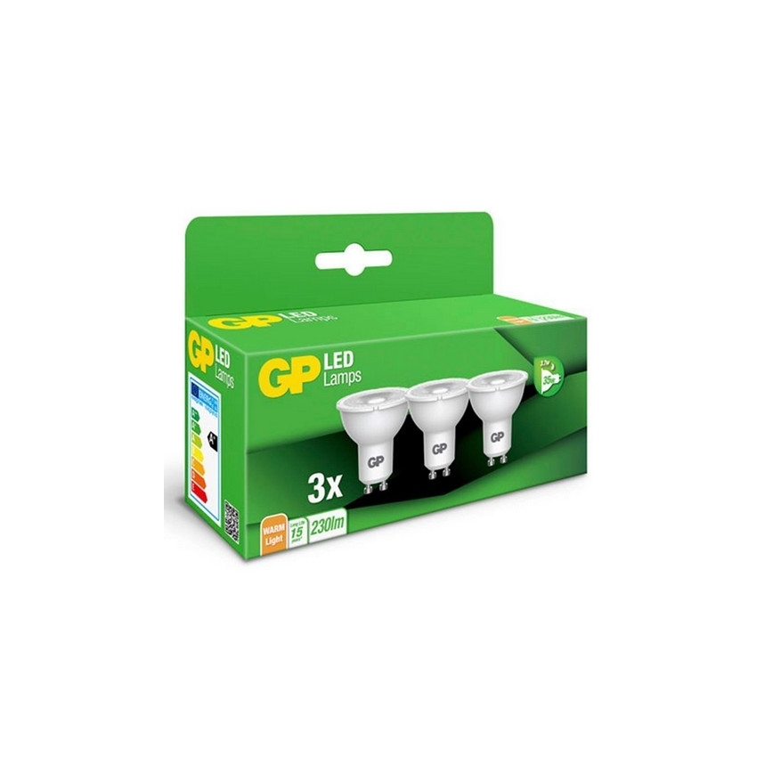 SET 3x LED Bulb GU10/3,1W/230V 2700K - GP