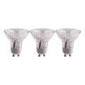 SET 3x LED Bulb GU10/4,5W/230V 4000K