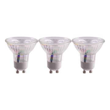 SET 3x LED Bulb GU10/4,5W/230V 4000K