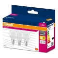 SET 3x LED Bulb P45 E14/7,5W/230V 3000K - Osram