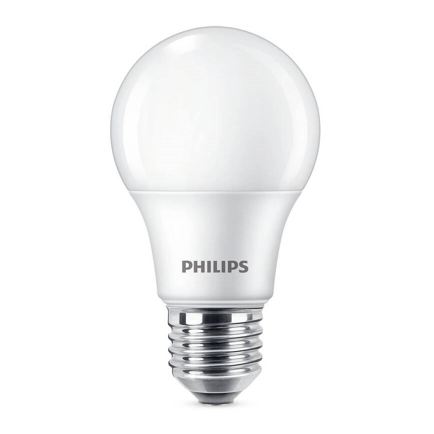 SET 3x LED Bulb Philips A60 E27/8W/230V 6500K