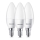 SET 3x LED Bulb Philips B35 E14/5,5W/230V 2700K