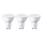SET 3x LED Bulb Philips GU10/4,7W/230V 2700K