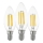 SET 3x LED Bulb VINTAGE C35 E14/7W/230V 2700K - Eglo 110304