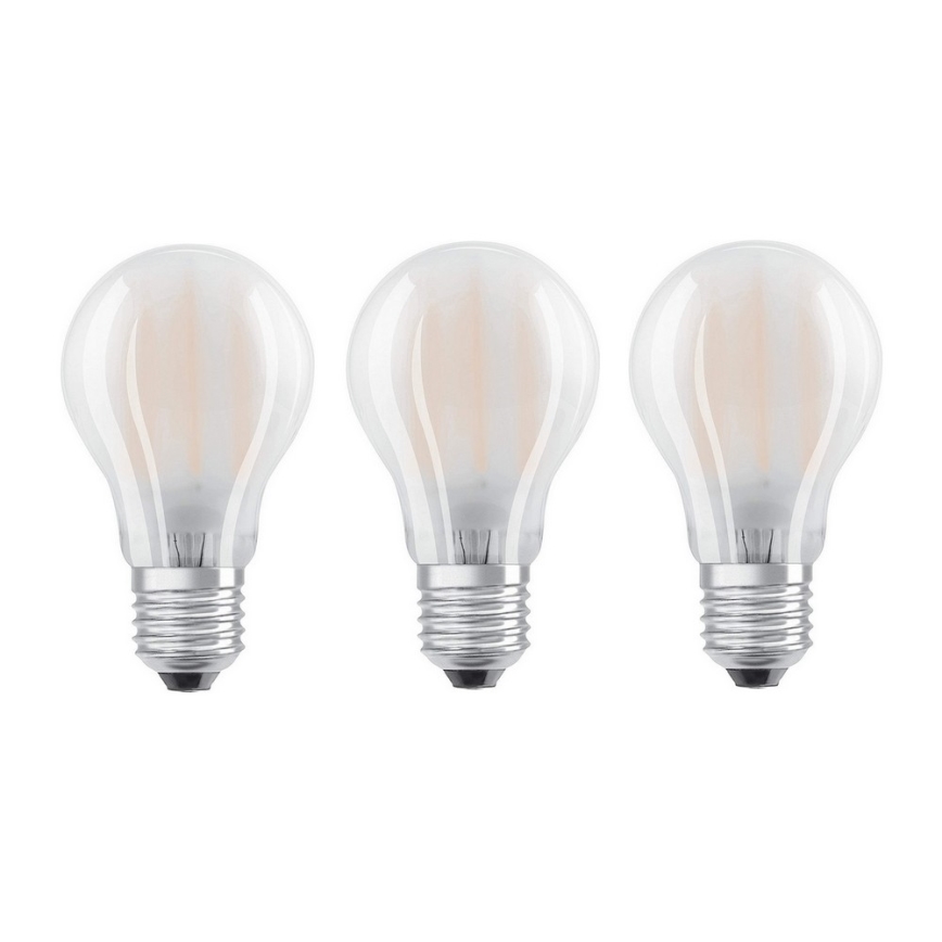SET 3x LED Bulb VINTAGE E27/7W/230V 2700K - Osram