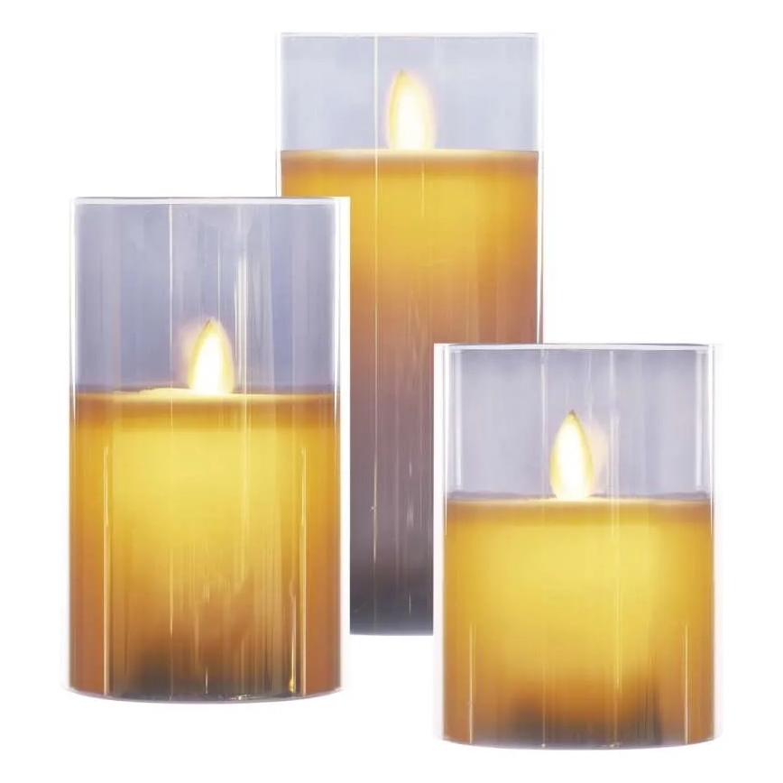 SET 3x LED Candles LED/6xAA