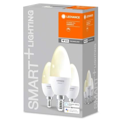 SET 3x LED Dimming bulb SMART+ E14/5W/230V 2700K Wi-Fi - Ledvance