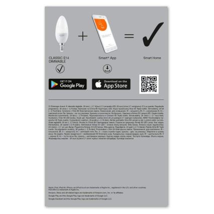 SET 3x LED Dimming bulb SMART+ E14/5W/230V 2700K Wi-Fi - Ledvance