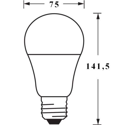 SET 3x LED Dimming bulb SMART+ E27/14W/230V 2,700K-6,500K Wi-Fi - Ledvance