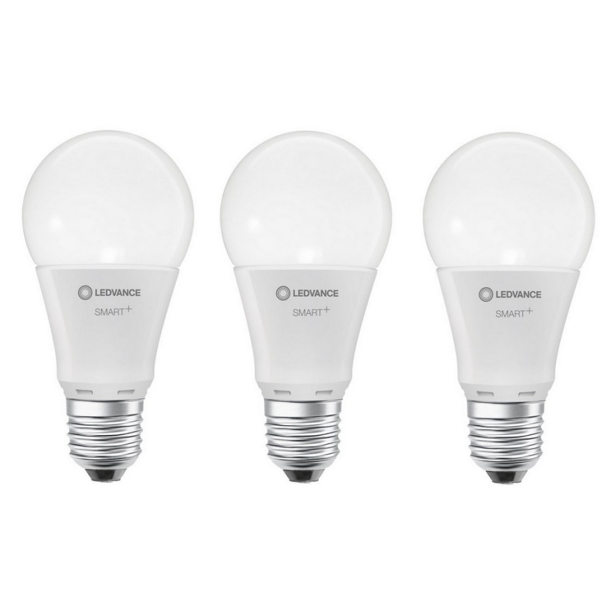 SET 3x LED Dimming bulb SMART+ E27/9.5W/230V 2,700K Wi-Fi - Ledvance